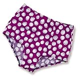 Women's Fancy Pants Double Ballpocket Tennis Panty - White Tennis Balls on Purple