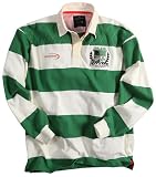 LANSDOWNE HERITAGE HOOPS JERSEY, (GREEN/WHITE) LONG-SLEEVE
