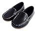 Femizee Toddler Boys Girls Loafers Shoes Casual Moccasin Slip On Dress Wedding Shoes for Kids,Black,1301 CN 27