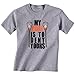 ChalkTalkSPORTS My Goal is to Deny Yours Lacrosse T-Shirt | Lax Tees | Sport Gray | Adult, Medium