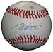 Andy Pettitte Autographed ROLB Baseball, New York Yankees, Houston Astros, Proof Photo of Andy Signing for Us.