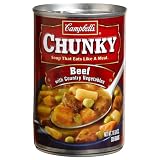 Campbell Chunky Soup, Beef with Country Vegetables, 10.75-Ounce Cans (Pack of 12)