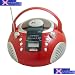 Xtreme Portable Cd Player With Am Fm Radio -Red
