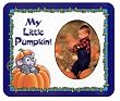 My Little Pumpkin Halloween Photo Magnet Frame