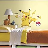 RoomMates RMK2536GM Pokemon Pikachu Peel and Stick Wall Decals