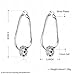 Minkang Creative Crystal Color Diamond Earrings 925 Silver Jewelry
