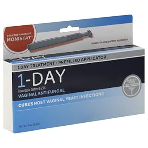Monistat Vaginal Antifungal Medication 1- day, 0.16-Ounce Prefilled Applicator
