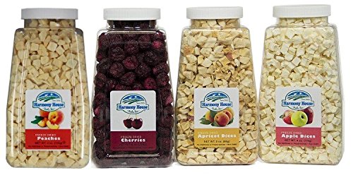 Harmony House Foods Orchard Fruit Medley (Quart Size Jars, 4 Count)