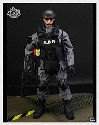 Uphome Special Forces Action Figure, 12'' Action Figure,Lifelike Soldier Model,Over points of 30 Articulation, Full Rigged,Could Give Different Complicated Poses SDU