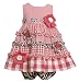 Bonnie Baby Baby-Girls Infant Seersucker Dress with Pull Through Ribbon on Bodice, Fuschia, 18 Months