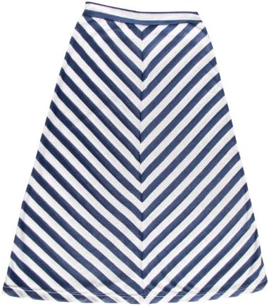 Tom Girls Clothing Girls Chevron Maxi Skirt -8 Navy/ White
