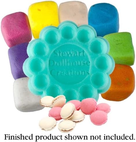Dollhouse Miniature French Macaroon Cookie Mold Kit by Stewart Dollhouse Creations