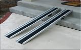 10' Adjustable Telescoping Wheel Chair Track Loading Ramps