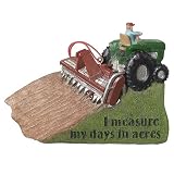 I Measure My Day In Acres Farmers Christmas Ornament #830789