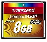 Transcend 8 GB Compact Flash Card 600X TS8GCF600 (Yellow)