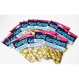 Cupped Sequins 8mm 200/Pkg-Gold