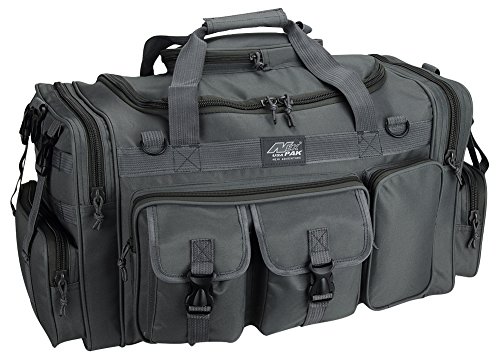Mens 26 Inch Tactical Molle Duffel Shoulder Strap Travel Bag with KEYCHAIN FLASHLIGHT OR KEY RING CARABINER