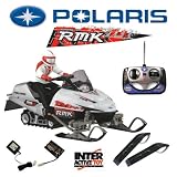 Interactive Toy Concept Remote-Controlled 49MHz Polaris RMK Snowmobile - Red (18)
