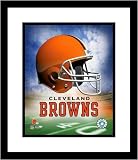 Cleveland Browns Team Logo and Helmet Collage Framed 8x10 Photograph