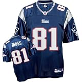 Randy Moss New England Patriots NAVY Equipment - Replica NFL YOUTH Jersey