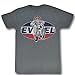 Evel Knievel Shirt Logo 2 Tee Adult Gray Tee T-shirt