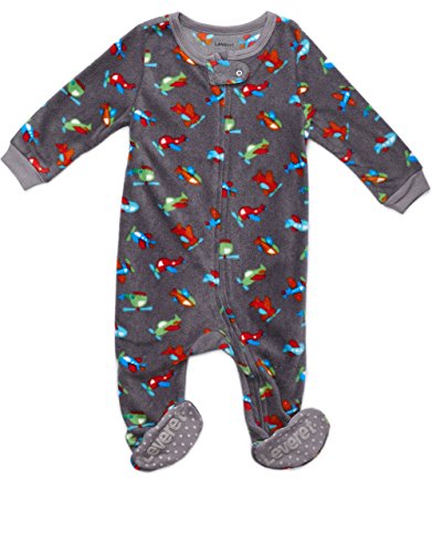 Fleece Footed Sleeper Airplanes 12-18 Months