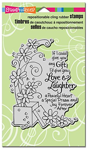 Stampendous Cling Rubber Stamp, Laughter Gift
