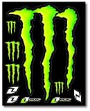 One Industries Monster Energy Decal Sheet - --/--