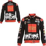 JH Design Kyle Petty Wells Fargo Black Twill Uniform Jacket
