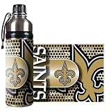 New Orleans Saints - NFL 24oz Stainless Steel Water Bottle with 360&Acirc;&ordm; Wrap