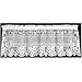 Heritage Lace Victorian Rose 60-Inch Wide by 16-Inch Drop Valance, White