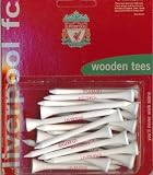 OFFICIAL LIVERPOOL F.C. 20 WOODEN GOLF TEES