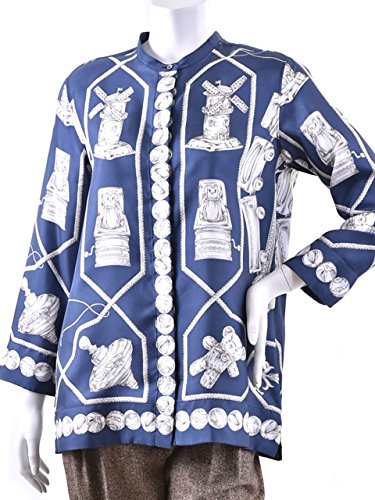 (エス マックスマーラ) S MAXMARA 長袖ブラウス SARONG 91160269 ネイビー 並行輸入品