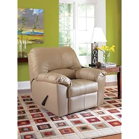 Sydney Taupe Rocker Recliner by Ashley Furniture by Ashley