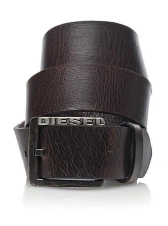 Ceinture Diesel Berney homme en cuir marron 0RCPVO