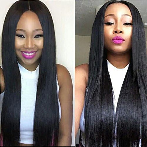 Ms Mary Hair 7a Virgin Brazilian Hair Straight 3 Bundles Mixed Length 18 20 20 inches Brazilian Remy Straight Hair,1b color Can Be Dyed and Bleached,Shed free,100g/pc,300g total
