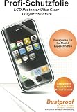 Profi-Display Schutzfolie Apple iPhone 4G / 4S - 3-lagig! Kratzfest bis H4! Displayschutzfolie - iPhone 4 G