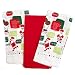 Santa Claus Baking Flour Sack Kitchen Towel - Set of 3