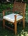 Premium Outdoor Dining Chair Cushion - Kiwi Stripe