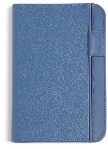 Kindle Keyboard Leather Cover, Steel Blue