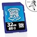 Blazing High-Speed Class 10 DataMINE 32GB SDHC Flash Memory Card for Canon / Panasonic / Nikon and More DSLR and Digital Point and Shoot Cameras ** Includes Tripod**