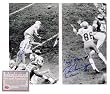 Roger Staubach and Drew Pearson Dallas Cowboys NFL Hand Signed 16x20 Photograph Hail Mary