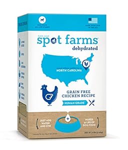 Spot Farms Dehydrated Antibiotic Free Human Grade Dog Food, Grain Free Chicken, 8.0lb