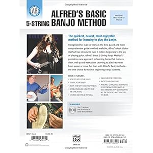 Alfred's Basic 5-String Banjo Method: The Most Popular Method for Learning How to Play (Alfred's Basic Banjo Library)