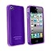 Purple TPU Flexible Case For Apple Iphone 4 4G