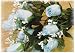Set of 3-Light Blue Silk Closed Rose Bud Bushes