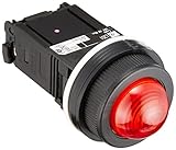 春日電機 Φ30 パイロットランプ 丸突形 L3S1R 赤