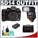 Sigma SD14 14.7MP Digital SLR Camera + Sigma EF-500 DG Super Electronic Flash + Deluxe SLR System Camera Bag + Spare BP-21 Rechargeable Battery