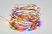 Dimmable String Lights, Aottom 33ft/10m Copper Wire LED String Lights,100 LEDs Christmas Lights with Remote Control For Garden, Patio, Wedding (Colorful)