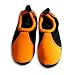 Easy USA - Womens Aqua Water Shoe, Black, Orange
